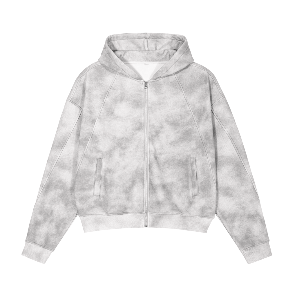 White Camo Fleece Hoodie