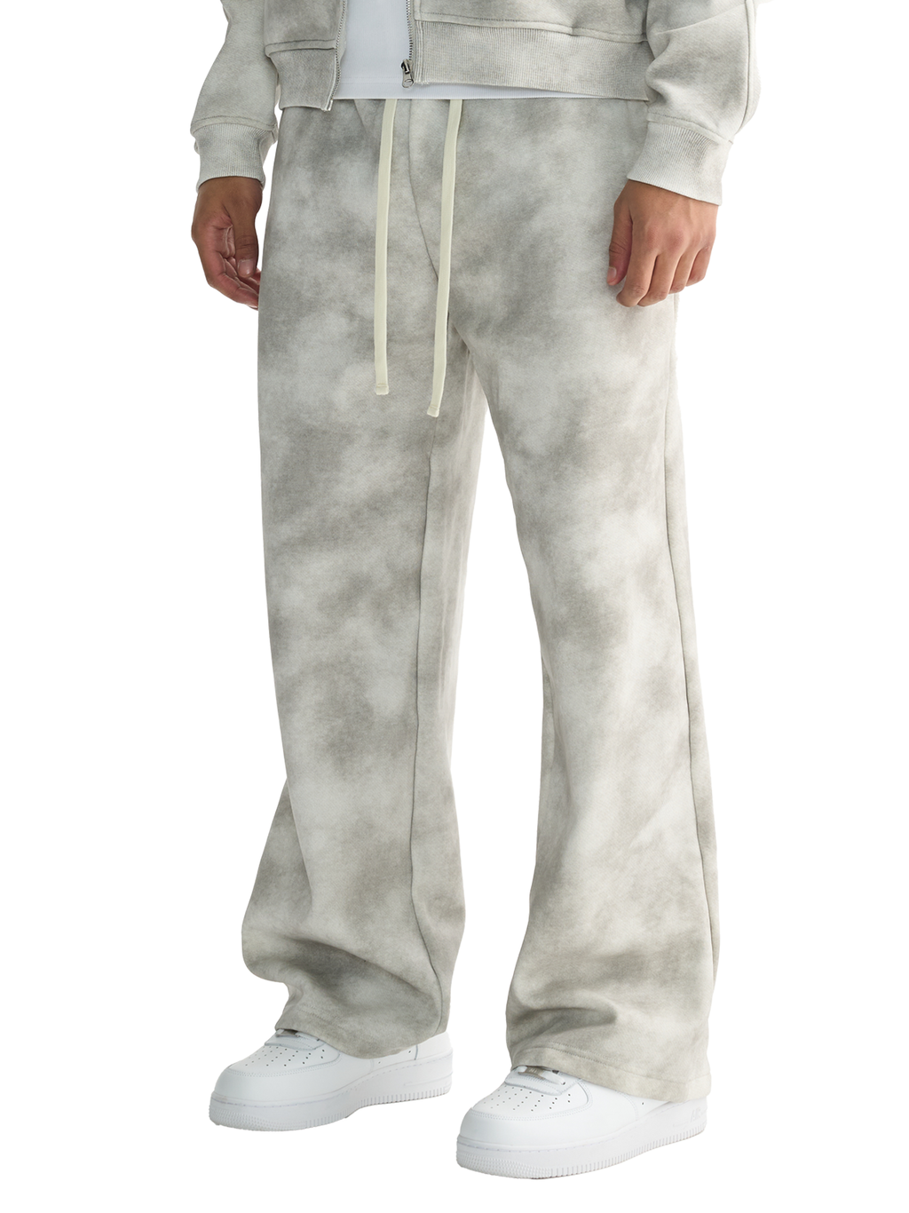 White Camo Fleece Sweatpants